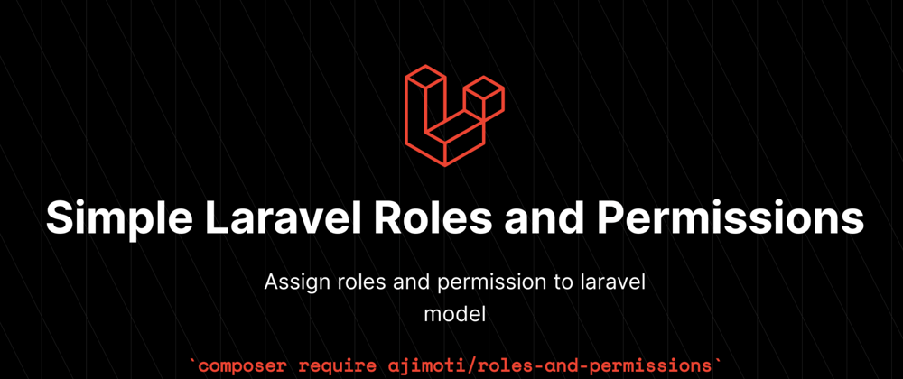 Laravel dynamic roles and permissions package